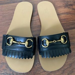 Gucci horse bit slides